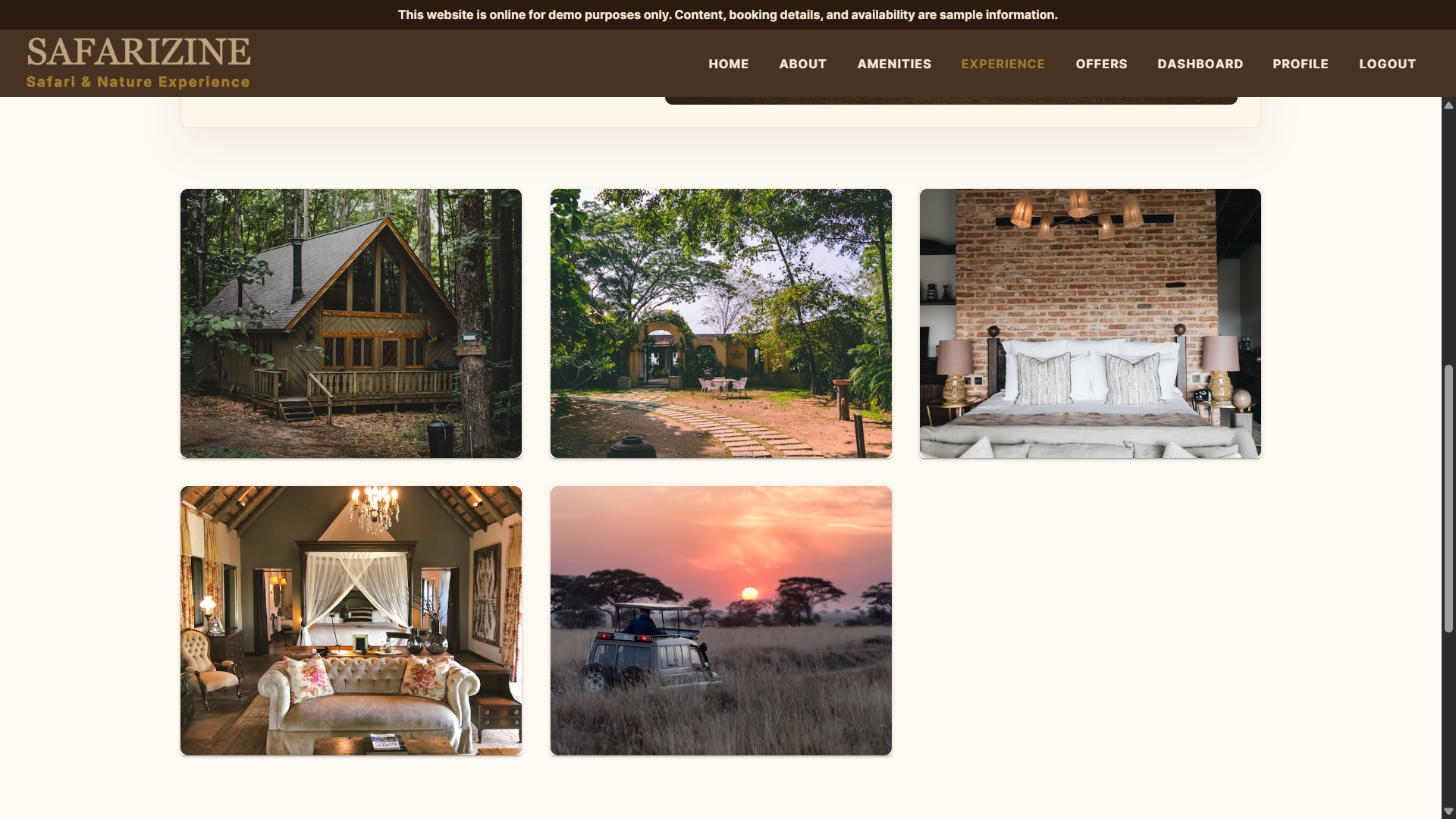 Lodge showcase and gallery